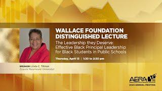 2023 Wallace Foundation Distinguished Lecture