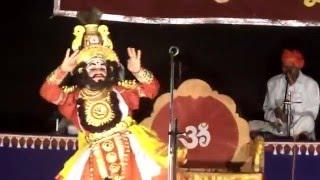 Yakshagana-vidyadhara jalavalli as brahma in brahma kapala