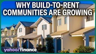 Build-to-rent communities are gaining in popularity amid a difficult real estate market