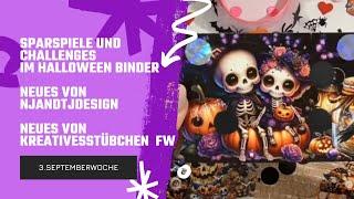 Sparspiele & Challenges | 3. Septemberwoche | Viel Neues für Halloween| #umschlagmethode