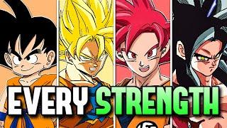 The BIGGEST STRENGTHS in EVERY Saga in EVERY Dragon Ball Series