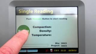 PQI 380 Non-Nuclear Asphalt Density Gauge Taking a Reading