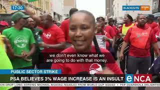 WATCH | Public servants embark on wage strike