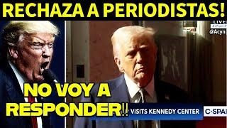 TRUMP QUEDÓ FRIO - REPORTERO lo confronta en vivo