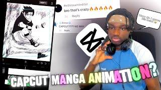 CapCut Editor Tries to make A “Manga Animation” Style Edit