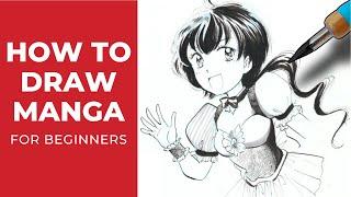 How to Ink and Shade Manga with Dip Pens | How to Draw Manga Beginner Tutorial