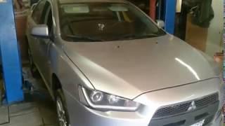 Mitsubishi Lancer 10(Митцубиси лансер).Чип тюнинг+удаление катализатора, г.Чехов.