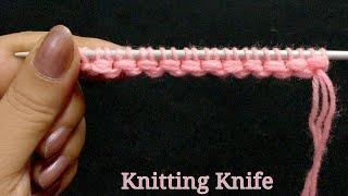 मोती जैसे फंदे,आसान तरीका, Old Norwegian Cast On Easy Technique. #Knitting