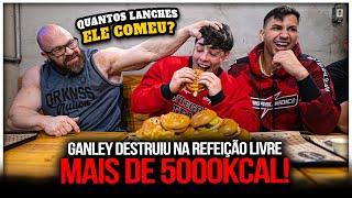 GANLEY COMEU 5.000KCAL DE HAMBÚRGUER!! | *refeição livre*