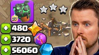 NEUE LAVALOON PUPPE GEMAXED für den CLAN KRIEG in Clash of Clans