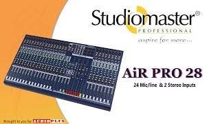 AiR Pro 28 Premium Mixer by Studiomaster Professional.