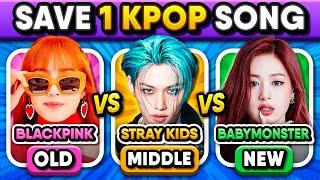 OLD vs MIDDLE vs NEW: Save One Song per Kpop Group | KPOP QUIZ CHALLENGE