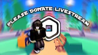 HOW MUCH ROBUX CAN I RAISE IN 1 HOUR?  PLS DONATE LIVESTREAM  | #youtube #roblox #plsdonate #robux