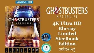 GHOSTBUSTERS: AFTERLIFE - 4K Ultra HD Blu-ray Limited Steelbook Edition - unboxing