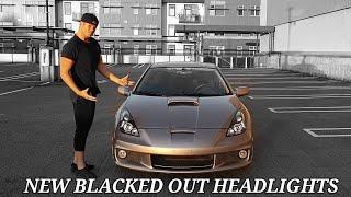 MITCH DORE | Celica GT-S How To Install New Black LED Headlights