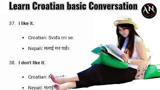 Learn Croatian Language in Nepali Basic Conversation 50 Phrases #croatian #language