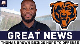 Bears Players THRILLED For New Offensive Coordinator Thomas Brown. Chicago Bears News & Updates