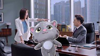 The big boss gave away a female intern doll and didn't admit it! #chinesedrama #love