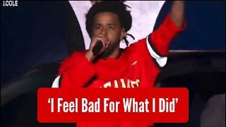 ‘I Feel Bad For What I Did’ J. Cole Apologizes To Kendrick Lamar After Dissing Him On 7 Minute Drill