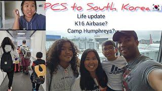 The Clarks moves to South Korea | PCS to South Korea vlog | Camp Humphreys | K16