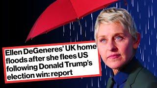 Ellen DeGeneres’ UK Home Floods After She Flees US: Report