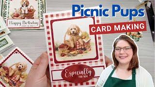 Card Making With Picnic Pups ‍ Paper Craft Collection 