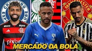 MERCADO DA BOLA | Palmeiras e Flamengo devem tentar Neymar, Gabigol tem acerto com o Cruzeiro e mais