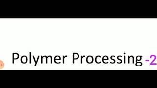 Polymer processing for thermosets