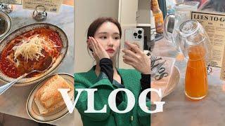 vlog 일상 브이로그ㅣ혼주 한복 대여 운선제 청담점, 리스카페 판교 정자, 집밥, 불닭볶음밥, 홈카페, 네소프레소 커피머신ㅣ포메라니안