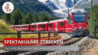 Highlights der Schweizer Bahn hautnah: Bernina-Express, Landwasserviadukt und mehr!