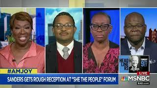 Dr. Jason Johnson on Bernie Sanders Addressing White Supremacy at #ShethePeople #AMJoy #Reiders