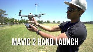 How to hand launch a Mavic 2 Pro - Tutorial