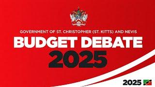 Budget Debate 2025 - Day #5 2024  | The National Assembly of St. Kitts & Nevis - December 20, 2024