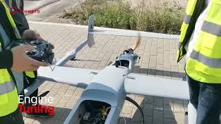 Falcon F390 Hybrid VTOL Drone with 3.9m Wingspan 10hrs Flight Time