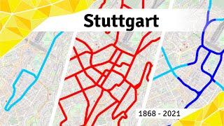 Die Entwicklung der Stuttgarter Straßenbahn (1868-2021)