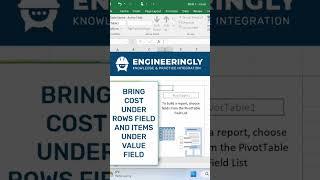 Grouping Pivot Tables in Excel #engineeringly #shorts #excel #explore