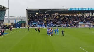 Shrewsbury Town v Birmingham City walk out!