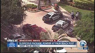 Suspicious powder investigated at Palm Beach Post