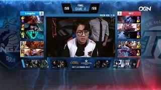 SKT Huni (Cho'gat) vs LZ Khan (Jayce) Game 4 Highlights | 2017 LCK Summer Finals