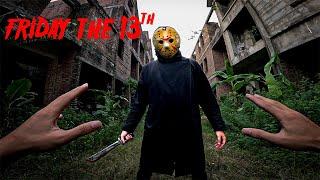 PARKOUR POV vs JASON VOORHEES IN REAL LIFE l FRIDAY THE 13TH 3.0 ( Halloween Parkour POV Chase )