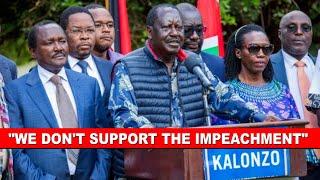 KIMEUMANA! Azimio leaders rejects DP Gachagua's impeachment, calls it Corruption and betrayal!