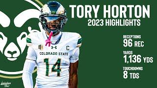 Tory Horton || Colorado State Rams Wide Receiver || 2023 Highlights