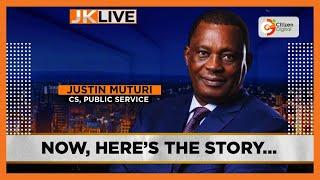 JKLIVE | One on one with Public Service CS Justin Muturi (Part 1)