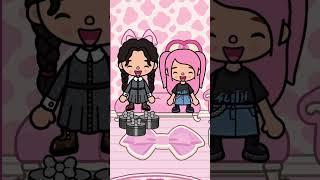 Wednesday Helped Barbie And They Became Best Friends! | Toca Boca World Story