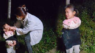 Harvesting potatoes, father's lover came to bother the girl