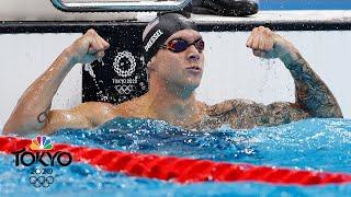 Caeleb Dressel EXPLODES for third Tokyo gold, Olympic record in 50m freestyle | NBC Sports