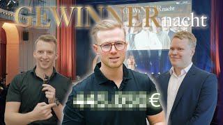 GEWINNERnacht 2023 Umsetzer Vlog | Bastian Schmidt, Markus Baulig, Matthias Niggehoff, Korab Dreshaj