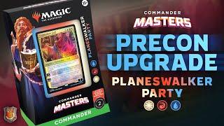 “Planeswalker Party” Commander Masters Precon Upgrade Guide | The Command Zone 548 | MTG EDH Magic