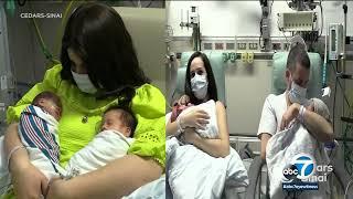 Cedars-Sinai in LA caring for 10 sets of twins in NICU at same time