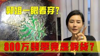 800萬翡翠竟是假貨？郭姐為何一眼就看穿？到底是怎麼回事？ #翡翠 #郭姐翡翠 #翡翠原石 #缅甸翡翠